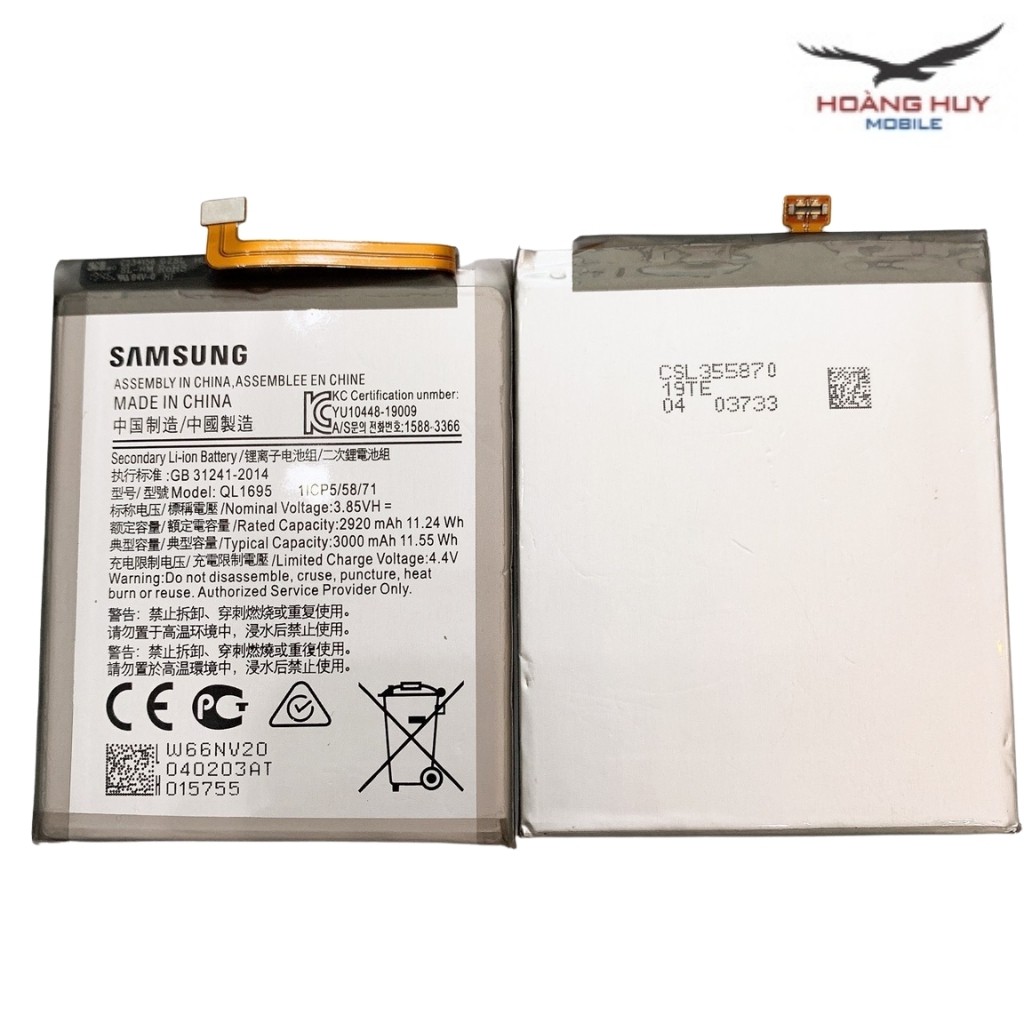 Pin Samsung Galaxy A01 / QL1695 Dung Lượng 3000mAh Zin Hàng Nhập Khẩu Bảo Hành 6 Tháng 1 Đổi 1