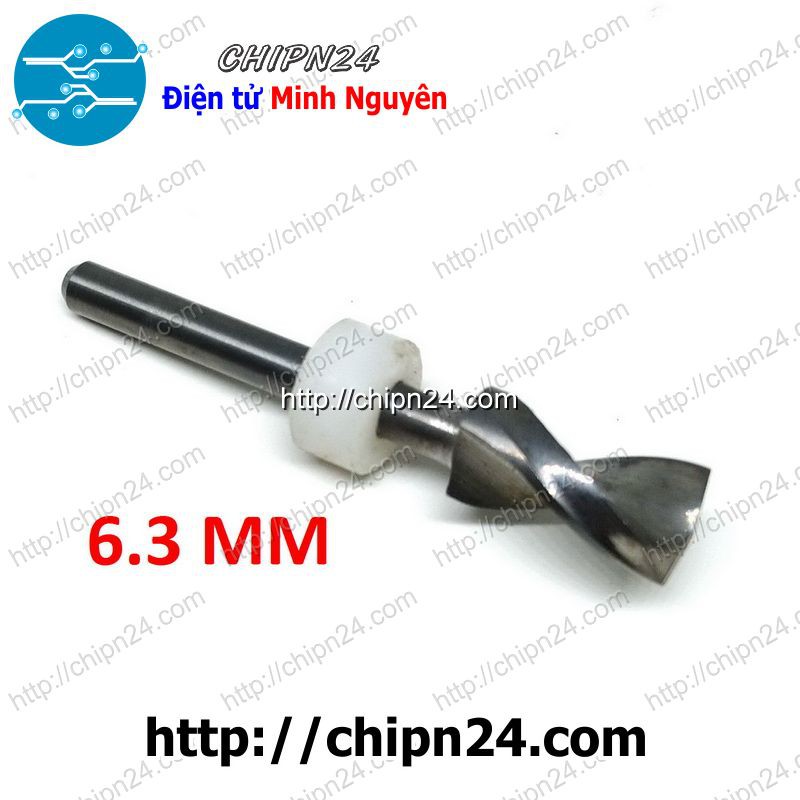 [1 CÂY] (DT1) Mũi khoan mạch in CNC 6.3mm (Mũi khoan mạch điện tử, Mũi khoan PCB)