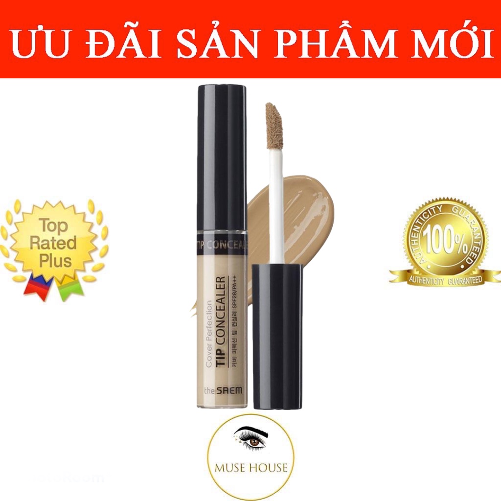 Kem che khuyết điểm the Saem Cover Perfection Tip Concealer
