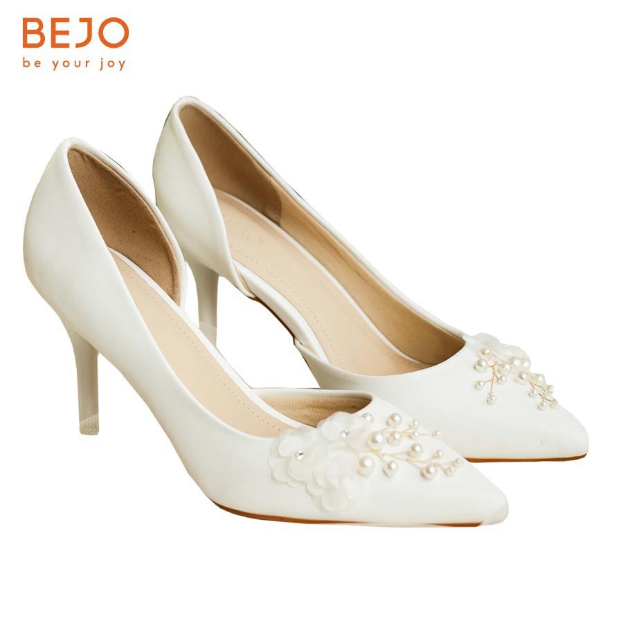 GIÀY CƯỚI GIÀY CÔ DÂU BEJO H51 3HOA,CÀNH NGỌC WEDDING SHOES