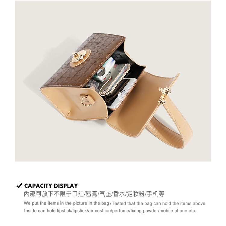 Hey ESTHER Túi Xách Đeo Chéo HE071 Kết Cấu Chất Lượng Cao Cho Nữ