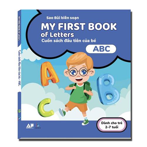 Sách - Cuốn Sách Song Ngữ My First Book Of Letters - Bé Nhận Biết Chữ Cái ABC