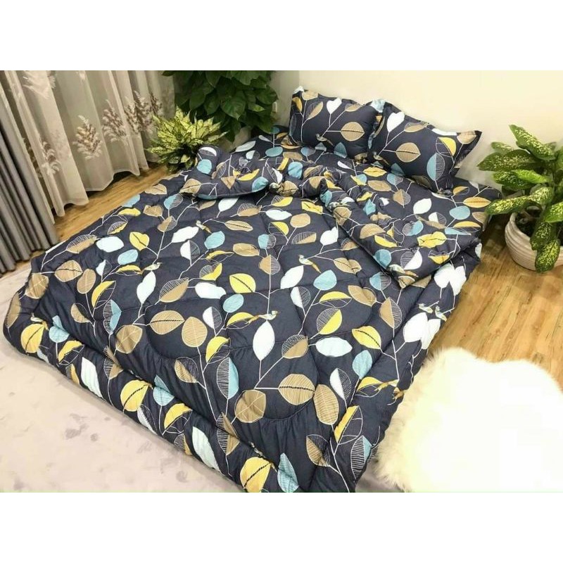 Bộ ga gối poly sét 3 món rẻ bất ngờ được chọn mẫu các bạn đến với shop để nhận những bộ ga giường đẹp