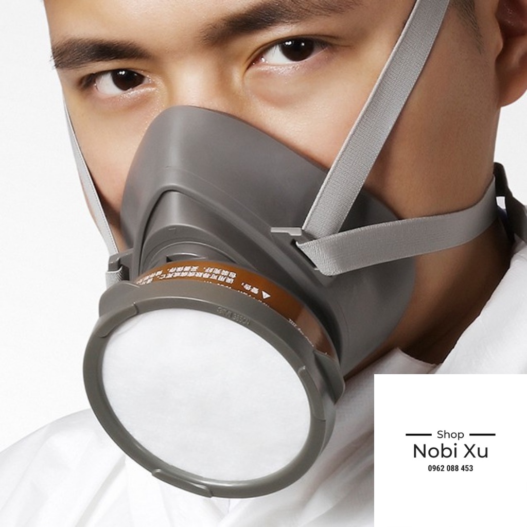 (Sale sập sàn) Mặt Nạ Phòng Độc 3M3200 Phun Sơn, Phun hóa chất