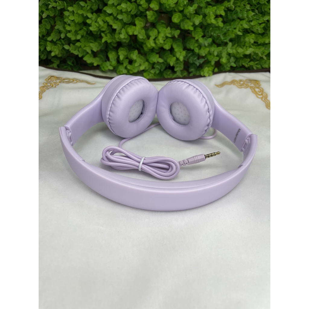 Tai Nghe Chụp Tai Hoco W21 Âm Thanh Trung Thực Êm Ái Cao Cấp Cực Bền Bass Sâu Chống Ồn Chống Nhiễu, Thiết Kế Đẹp Mắt