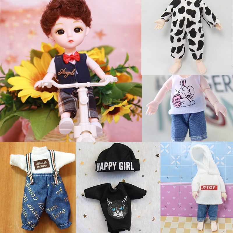 Bộ trang phục cho búp bê BJD ob11 1/12