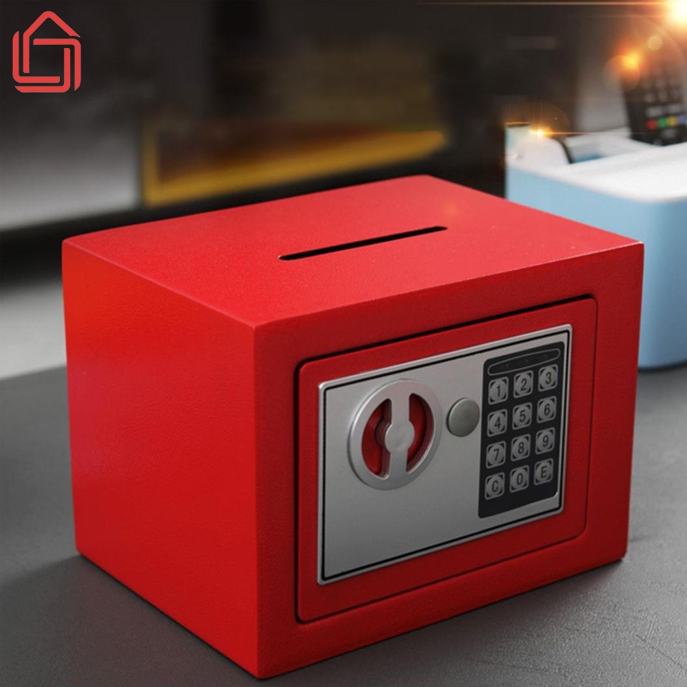Két sắt mini chống cháy tích hợp khóa cơ và khóa điện tử an toàn - nhamoi