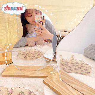 Gương trang điểm để bàn thời trang chất liệu gỗ