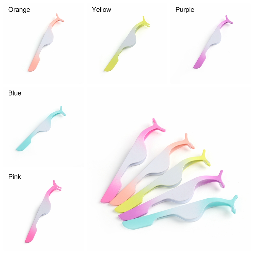 [Hàng mới về] Nhíp gắn mi giả đa năng màu gradient cho nữ