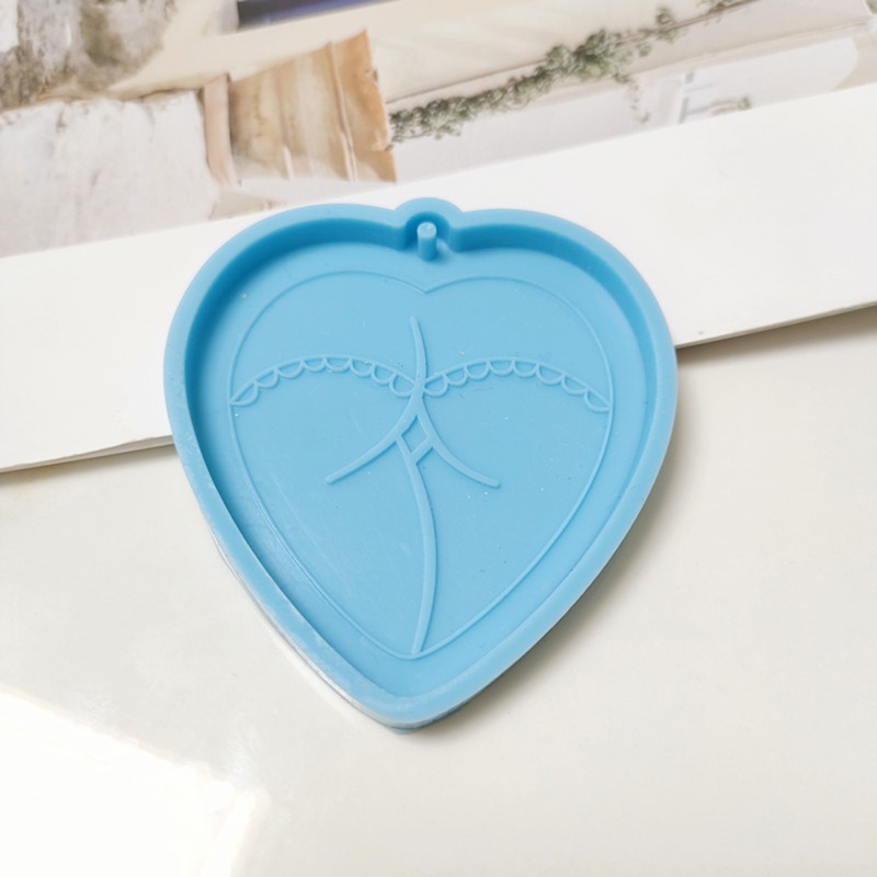 Bộ 3 Khuôn Silicone Làm Móc Khóa Bằng Nhựa Resin Thủ Công Hình Phụ Nữ Gợi Cảm Sáng Tạo DIY