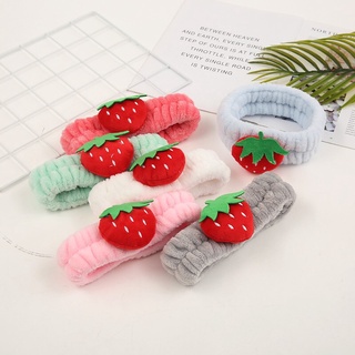 Băng đô tắm hình trái dâu tây kiểu dáng hàn quốc - Dusty Pink