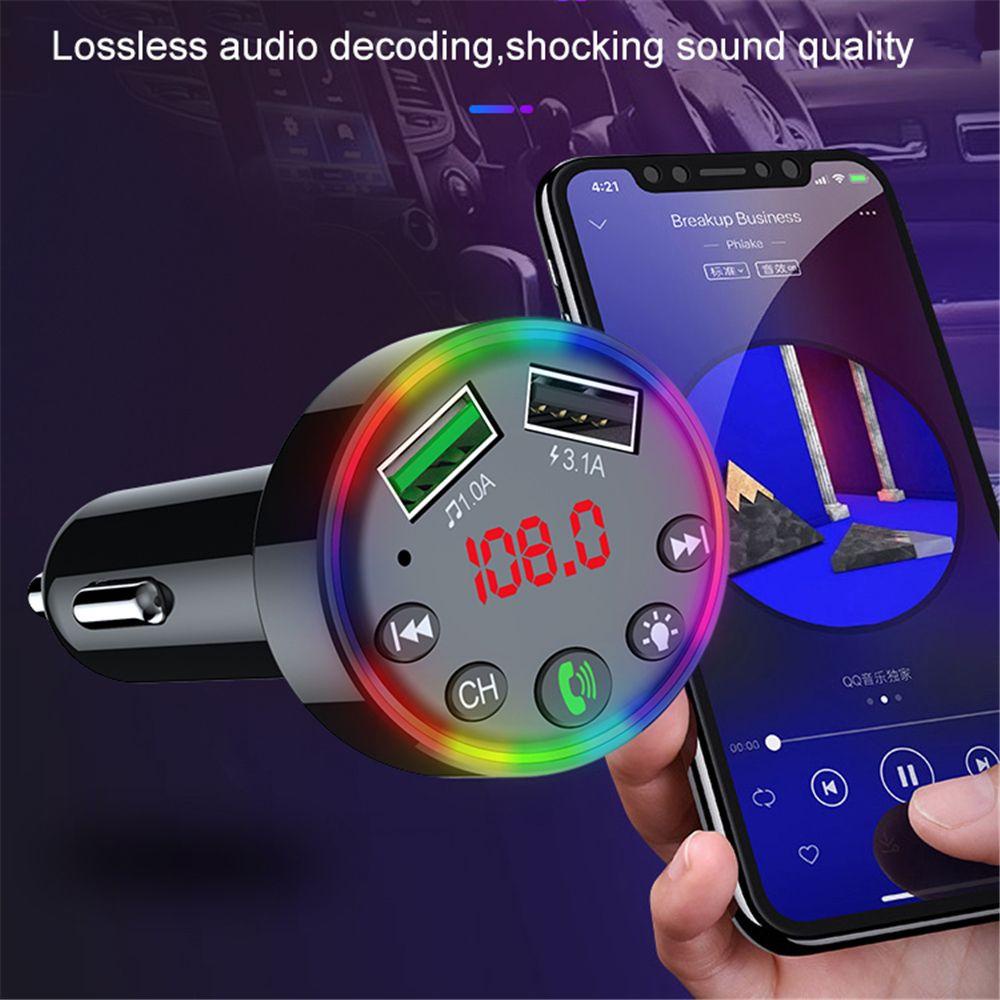 Máy Nghe Nhạc MP3 Hai Cổng USB Bluetooth Cho Xe Hơi
