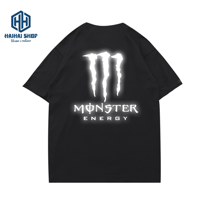 Áo Thun Phản Quang Nam Monster Cotton 75 dày mịn đẹp co giãn 4 chiều
