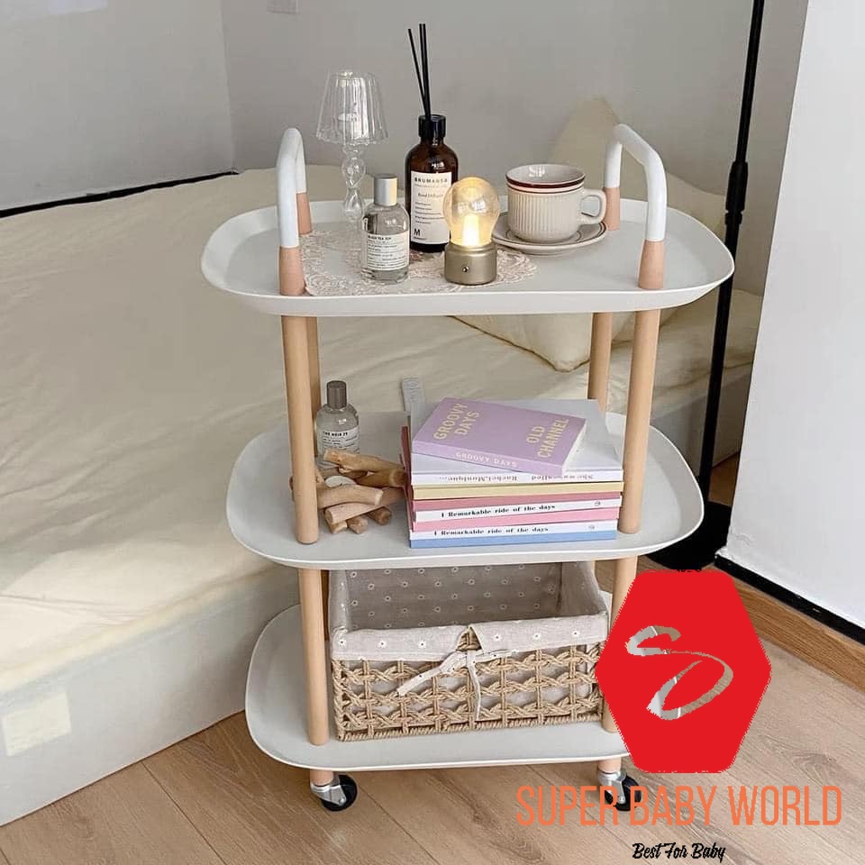 Kệ nhựa 3 tầng Oval Umoo