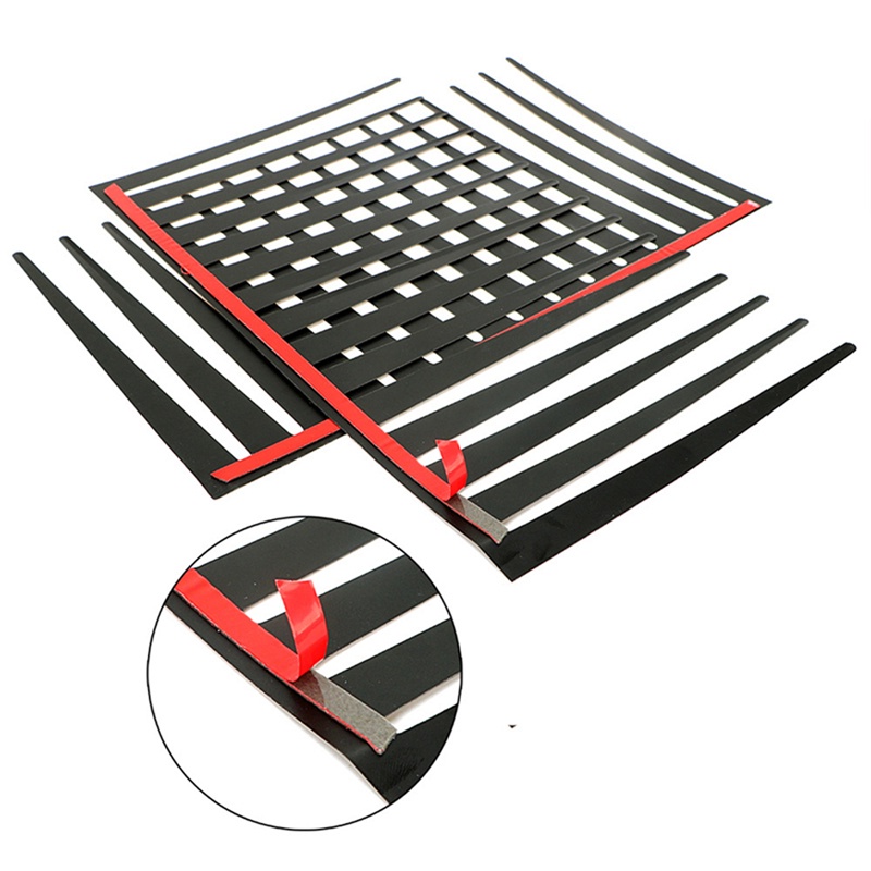 Set 2 Miếng Dán Hình Lông Mi Giả 3D Màu Đen Quyến Rũ Trang Trí Đèn Pha Xe Hơi