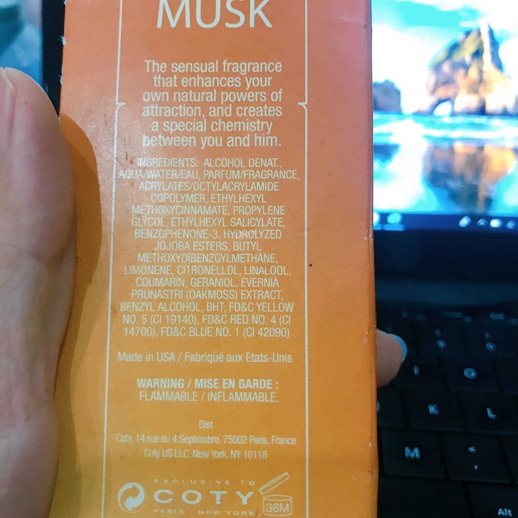 Nước hoa nữ Wild Musk của hãng COTY 44ml