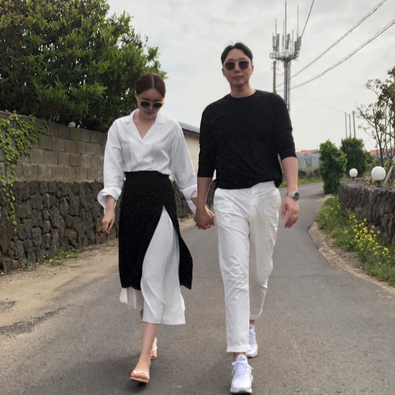 Chân váy dài xẻ kiểu chữ a midi Emilyshop