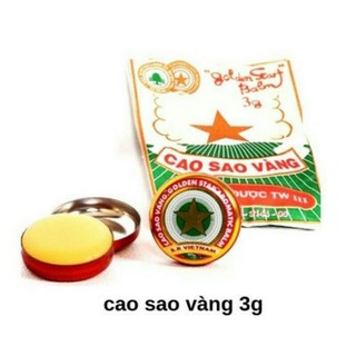 Combo 100 Cao sao vàng 3g, Cao xoa bóp hiệu quả