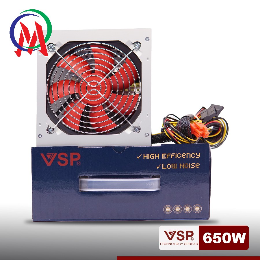 Nguồn Máy Tính  650W Chính hãng VSP ATX Bảo Hành 12 THÁNG,