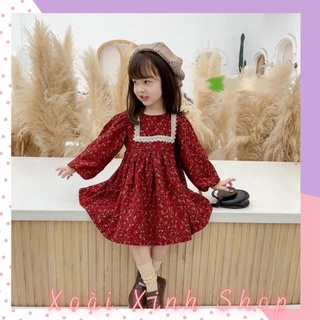 Váy bé gái ,đầm bé gái hoa nhí váy thu đông công chúa cho bé💋