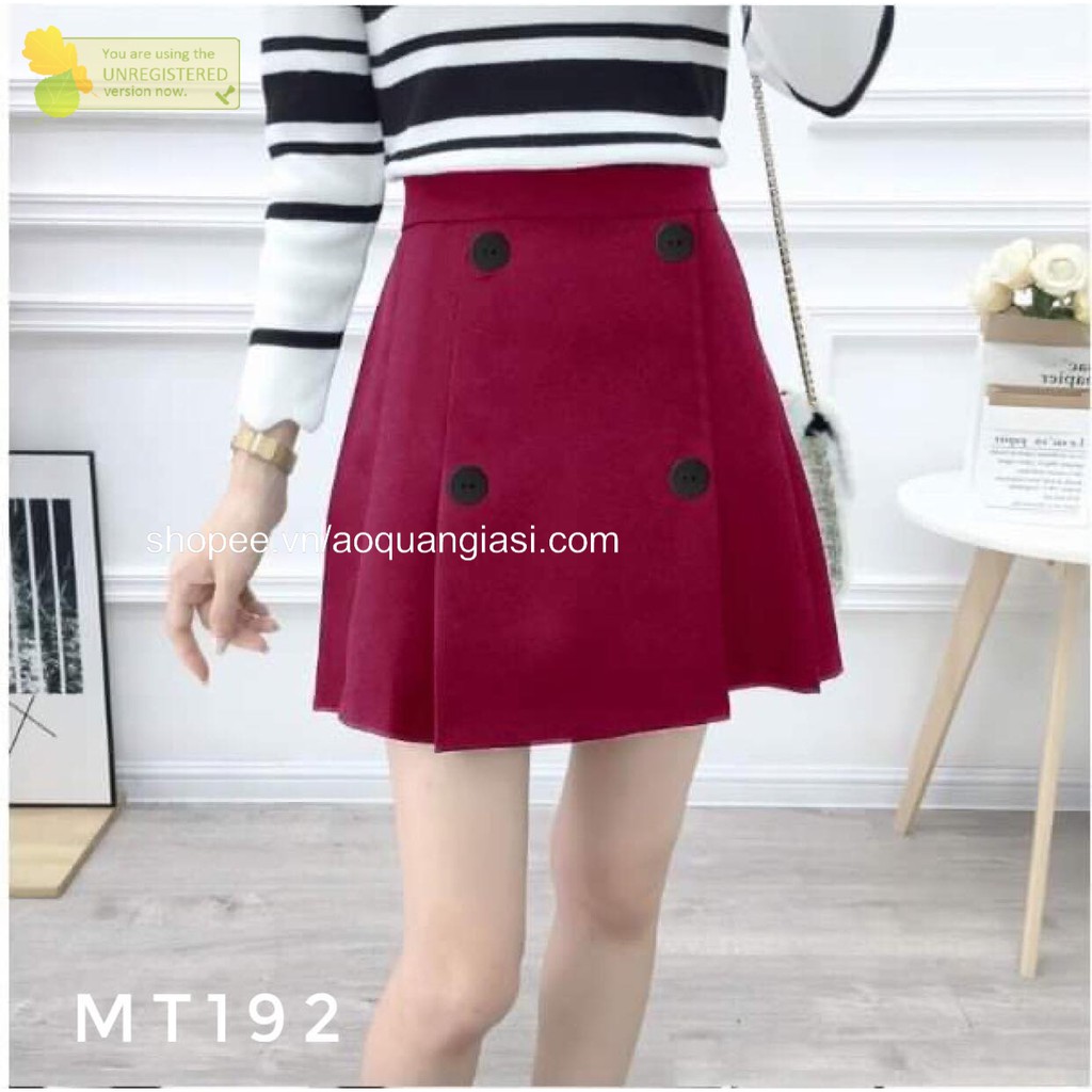 Quần Giả Váy 4 Nút Nữ Tính mt192, MT918, MT919, MT923, MT337, MT799,MT957 AOQUANGIASI