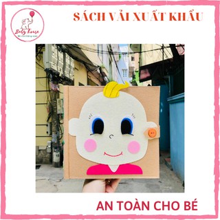 Sách vải cho bé từ 6 tháng -1,5 tuổi - sách xuất khẩu