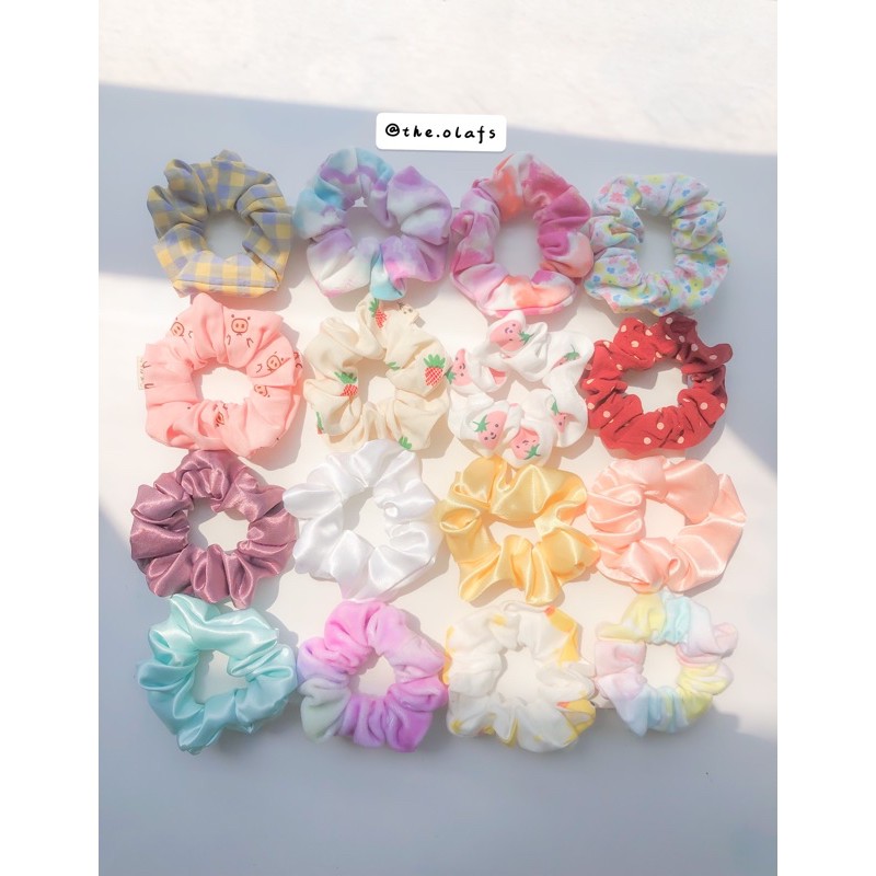 Dây Buộc Tóc Scrunchies Minisize Các Loại