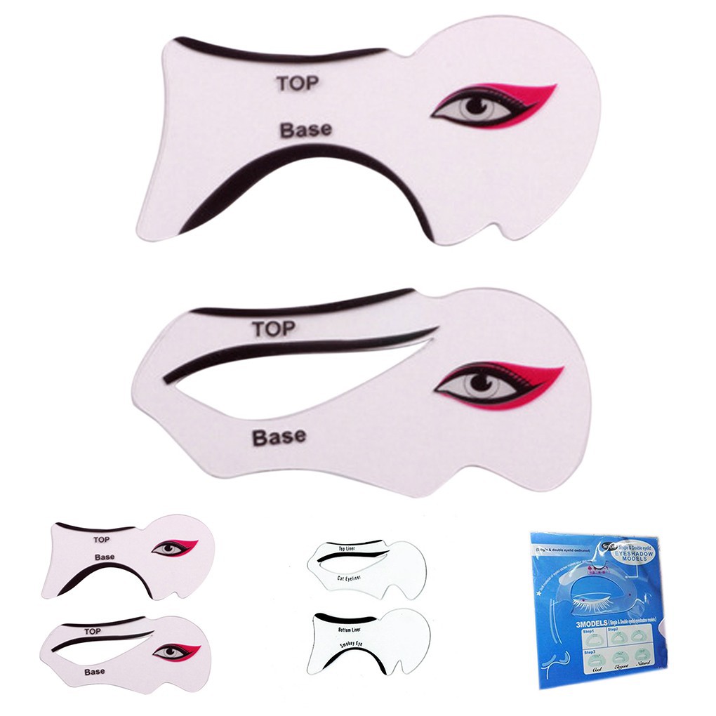 2 Khuôn kẻ mắt và đánh phấn chân mày