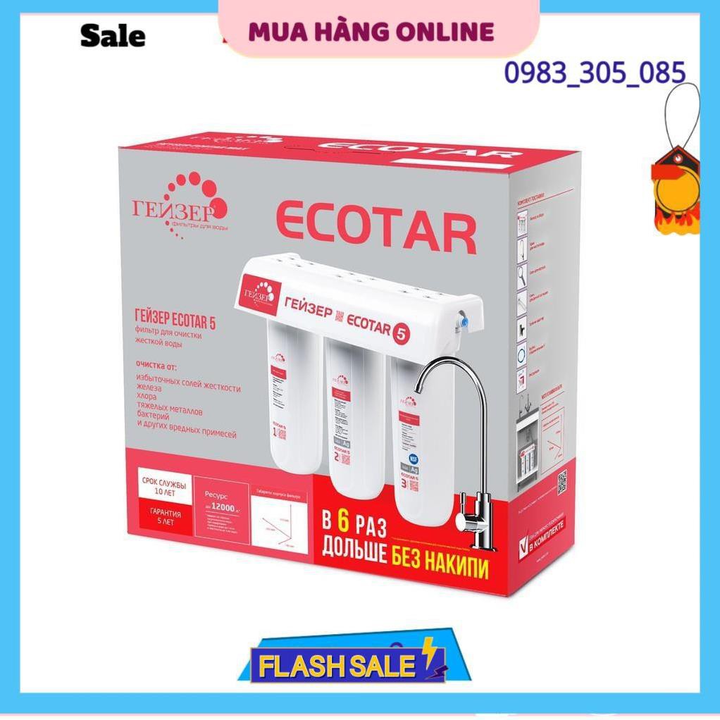 Máy Lọc Nước Nano Geyser Ecotar 5 👉 Máy Lọc Nước Nano Geyser Không Điện Không Nước Thải