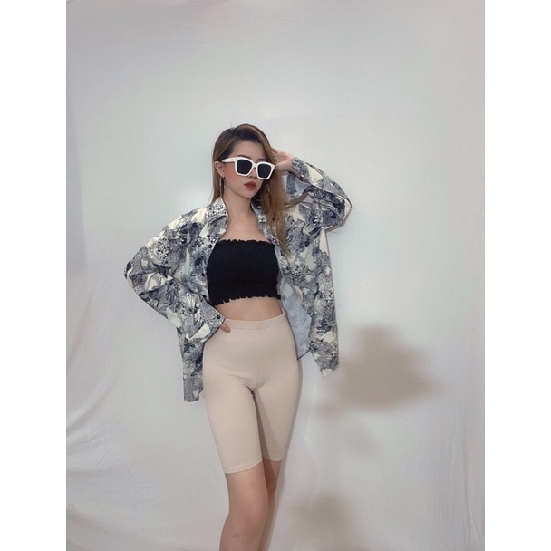 Quần biker  nữ  chất cotton 3 màu vnxkf21