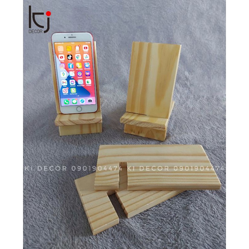 Giá đỡ điện thoại thông minh bằng gỗ | BigBuy360 - bigbuy360.vn