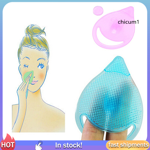 Bàn Chải Rửa Mặt Loại Bỏ Mụn Đầu Đen Hiệu Quả Chất Liệu Silicon Mềm Mại