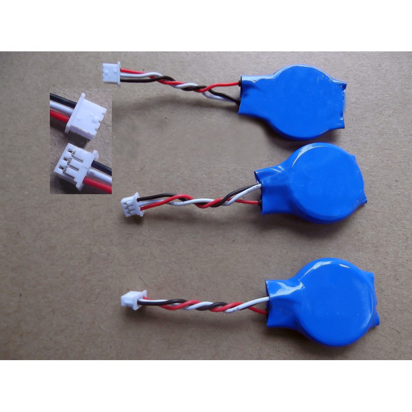 3 Viên Pin Cmos Laptop  có dây cắm 3 chân