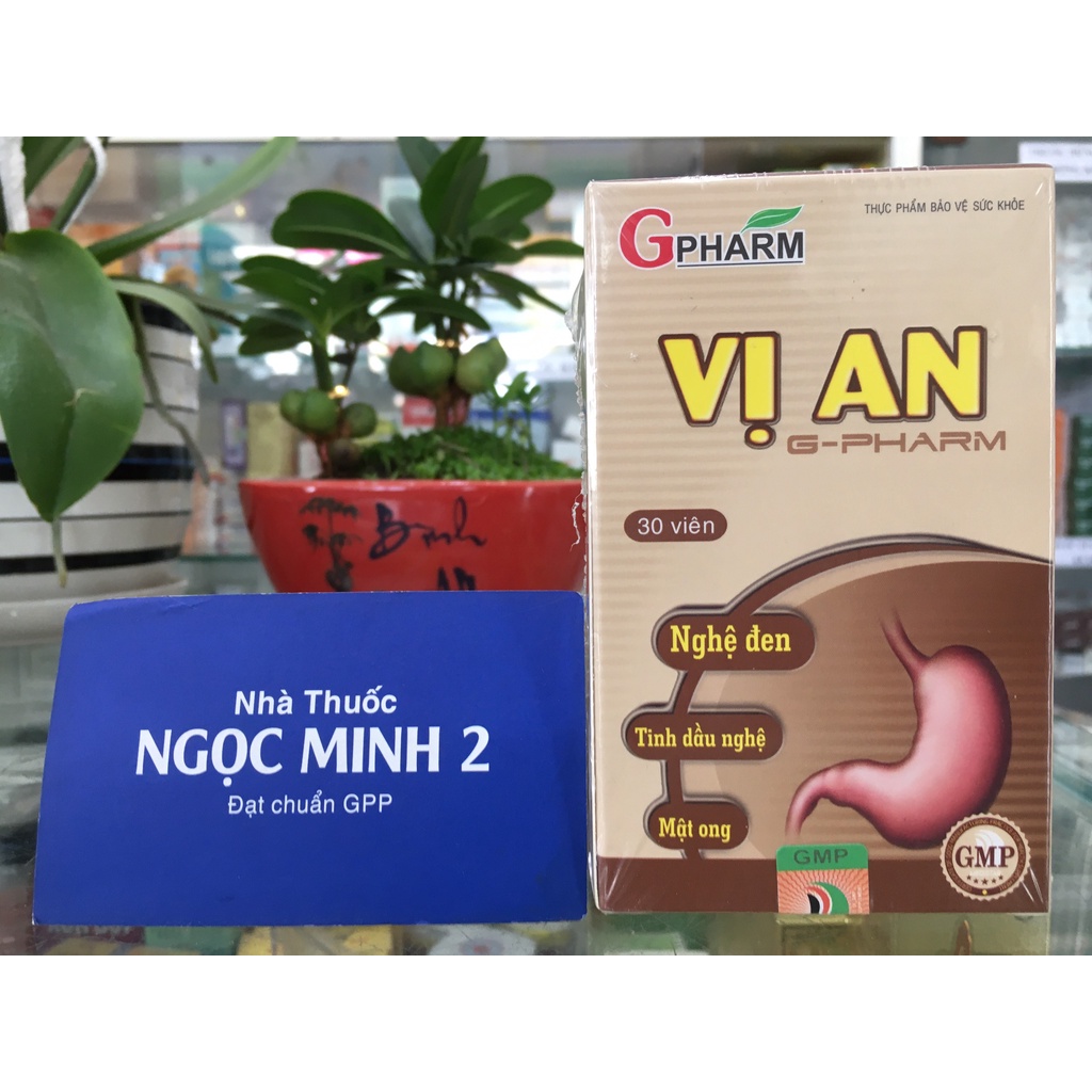 ✅ [Chính Hãng] Vị An Gpharm – Giúp giảm viêm loét dạ dày, trào ngược thực quản, viêm đại tràng  ( hộp 30 Viên )