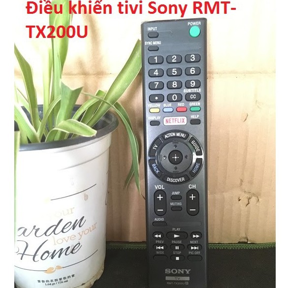 Điều khiển tivi Sony RMT-TX200U dành cho tất cả các dòng tivi Smart sony từ 32 inch đến 55 inch