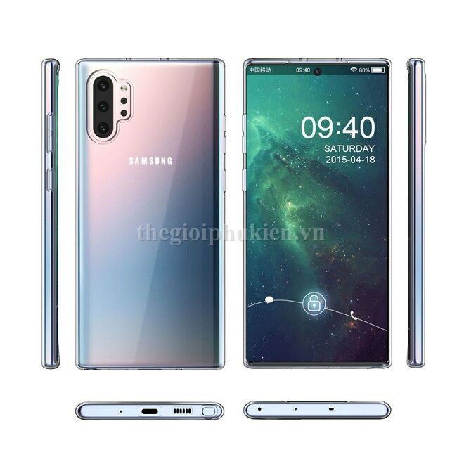 Ốp lưng SamSung Galaxy Note 10 Plus silicon dẻo trong suốt ( GIÁ SỈ ) | BigBuy360 - bigbuy360.vn