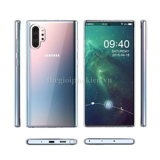 Ốp lưng SamSung Galaxy Note 10 Plus silicon dẻo trong suốt ( GIÁ SỈ )