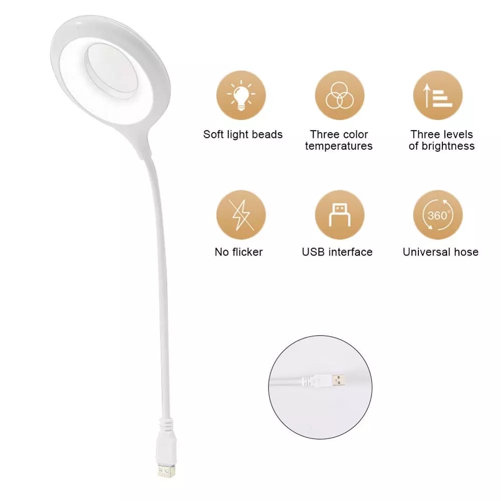 Đèn Led Để Bàn Có Cổng Sạc Usb