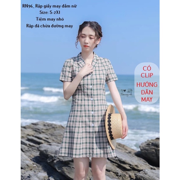 RN96_Rập giấy may váy nữ