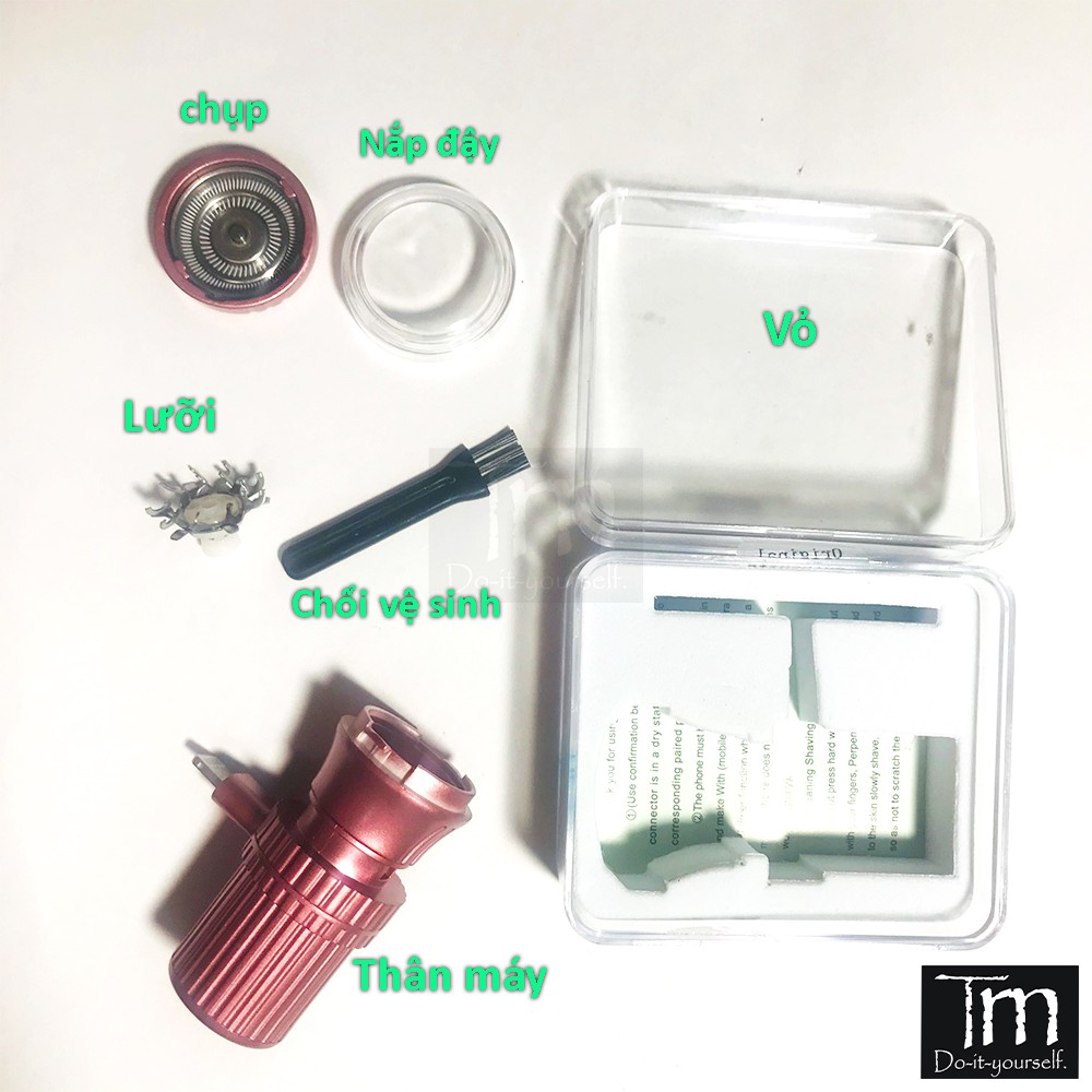 Máy Cạo Râu Mini Di Động Cắm Điện Thoại Sài Luôn