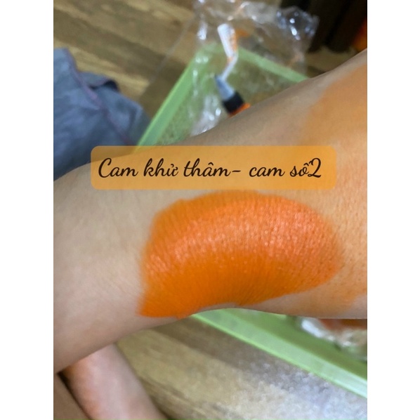 Sỉ mực phun xăm màu cam vừa số 2-150ml
