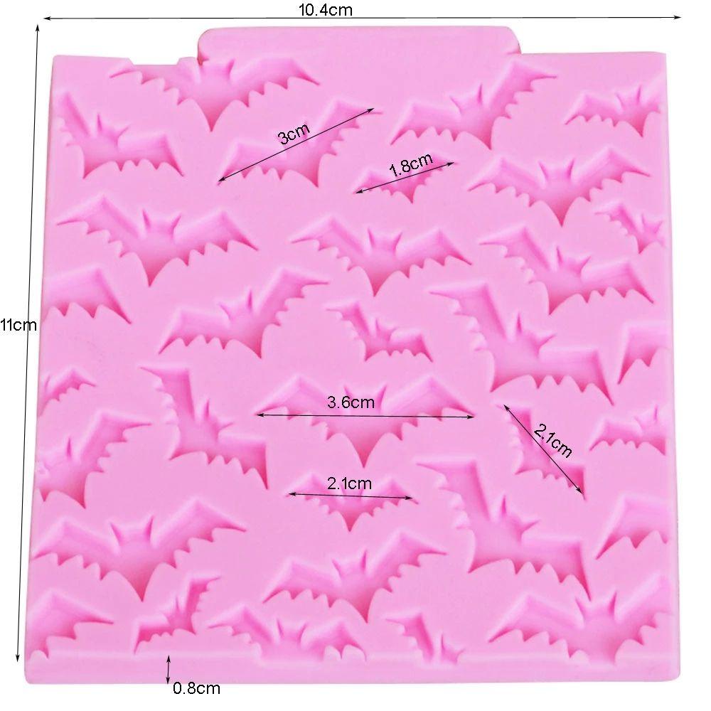 LAKAMIER Set 2 Khuôn Làm Bánh Pudding Chủ Đề Halloween Sáng Tạo