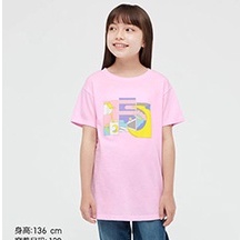 UNIQLO Áo thun tay ngắn in chữ UT) YOASOBI 442553 UNIQL NEW cho bé