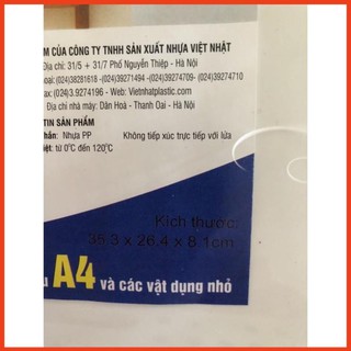 Rổ trắng khay chữ Nhật a4