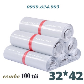 Túi gói hàng túi niêm phong tự dính size 32*42 ( túi dán miệng )