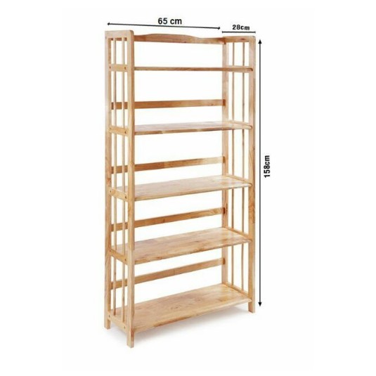 🔥MIỄN SHIP🔥 Kệ Sách Đa Năng 5 Tầng Rộng 65cm Bằng Gỗ