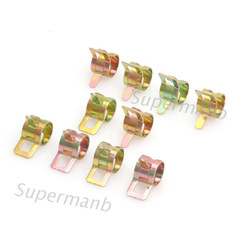 10 Kẹp lò xo cỡ 15mm/0.59inch cho ống nước/ống nhiên liệu tiện dụng