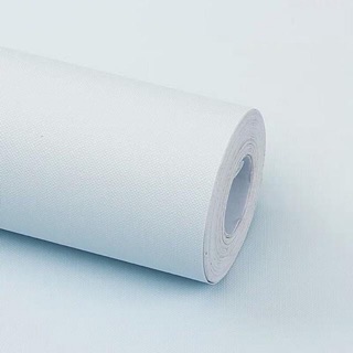 10m Giấy dán tường màu trơn nhám xanh dương nhạt, keo sẵn khổ rộng 45cm