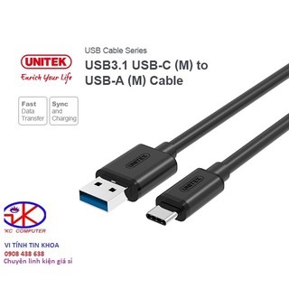 YC-474 Dây sạc USB type C Unitek YC474BK