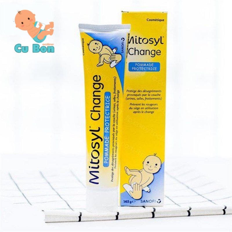 Kem đa năng Mitosyl Change của Pháp 145g cho bé hay hăm tã côn trùng cắn chống sẹo thâm hiệu quả rõ rệt cho cả người lớn